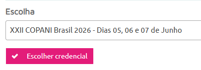 Escolha Evento
